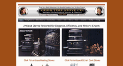 Desktop Screenshot of antiquestoves.net