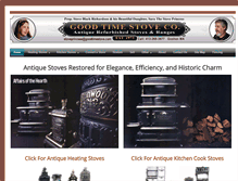 Tablet Screenshot of antiquestoves.net